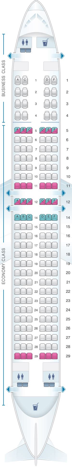 Flight from singapore to guang zhou. Seat Map Malaysia Airlines Boeing B737 800 160PAX ...