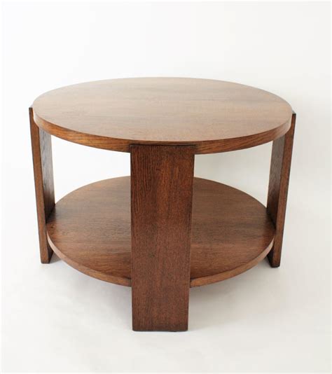 If you're looking for a coffee table for sale that not only meets your expectations but exceeds them here at retro designs, we sell square, rectangle, round coffee table, glass top coffee table, and. French 1920s Art Deco Two Levels Oak Round Coffee Table or ...