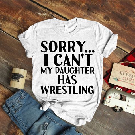 Dad Mom My Daughter Has Wrestling Funny Ideas Birthday Gift Vintage