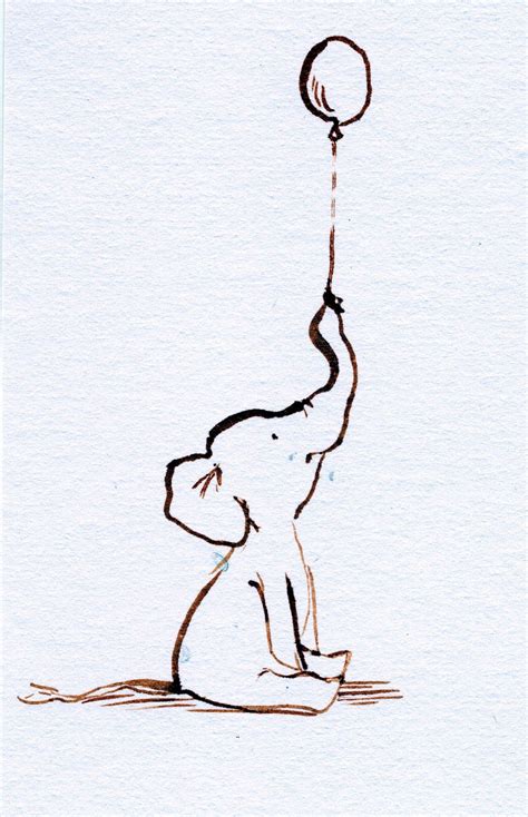 De 25 Bedste Idéer Inden For Simple Elephant Drawing På Pinterest