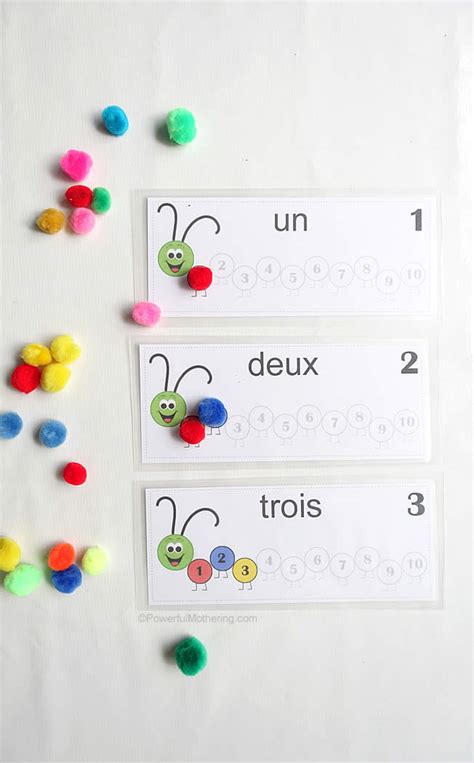 Counting Caterpillar Busy Bag (Printable Numbers 1-10)
