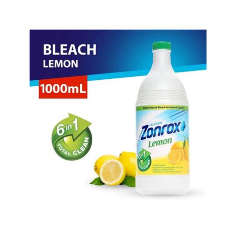 Zonrox Bleach Lemon 1000ml Citimart