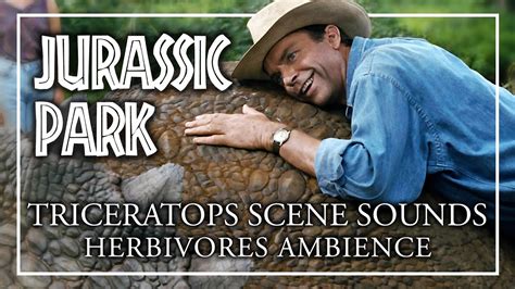 Jurassic Park Ambience Triceratops Scene Herbivore