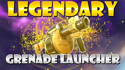 Fortnite, game, grenade, gun, launcher, line, weapon icon. LEGENDARY GRENADE LAUNCHER || (Fortnite Battle Royale ...