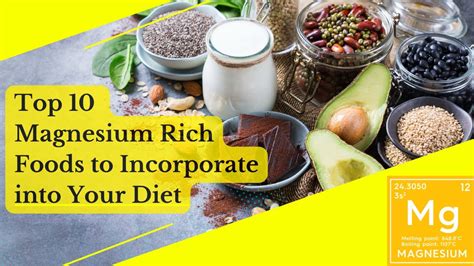 top 10 magnesium rich foods to incorporate into your diet youtube