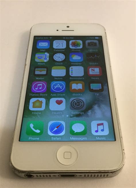 Sprint Apple Iphone 5 16gb Smartphone Silver