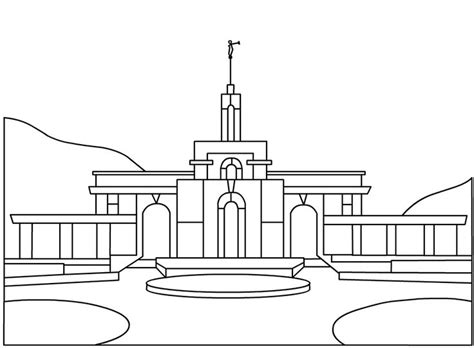 Lds Temple Coloring Page And Coloring Book Lds Coloring Pages Lds