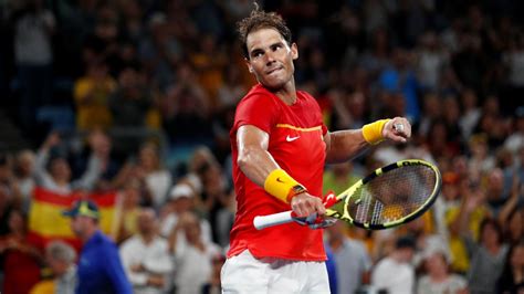 Spains Rafael Nadal Secures Comeback Win To Set Up Atp Cup Final