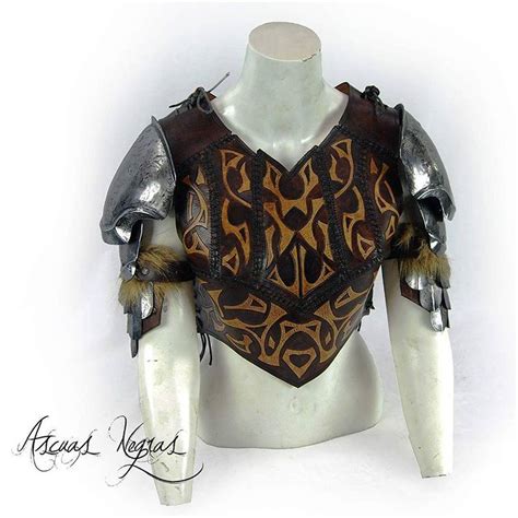 ascuasnegras no instagram “female chest armor with steel shoulder armors available soon in my