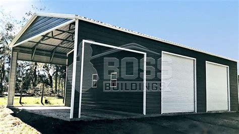 30x51x14 Utility With Side Entry Roll Up Doors