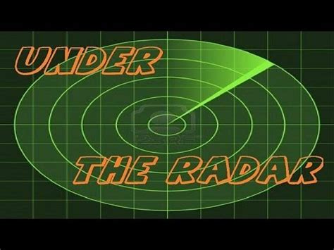 The definition of under the radar in dictionary is as: Under The Radar: Haku/Meng - YouTube