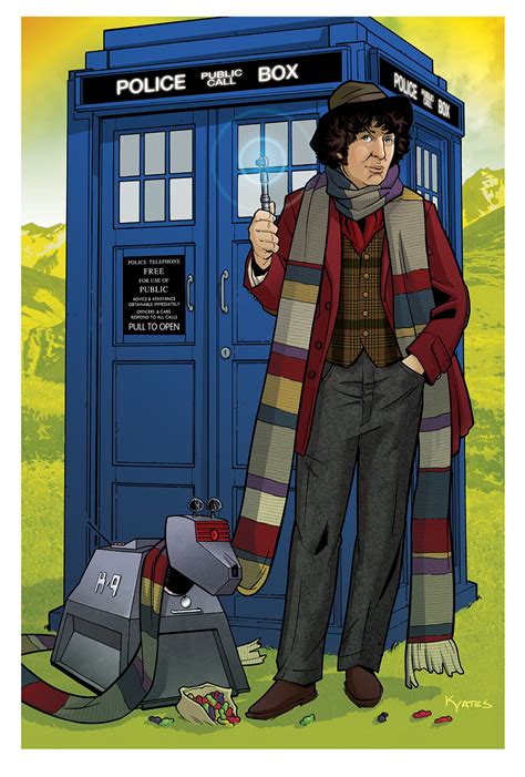 4th Doctor And Tardis The Art Of Kelly Yates