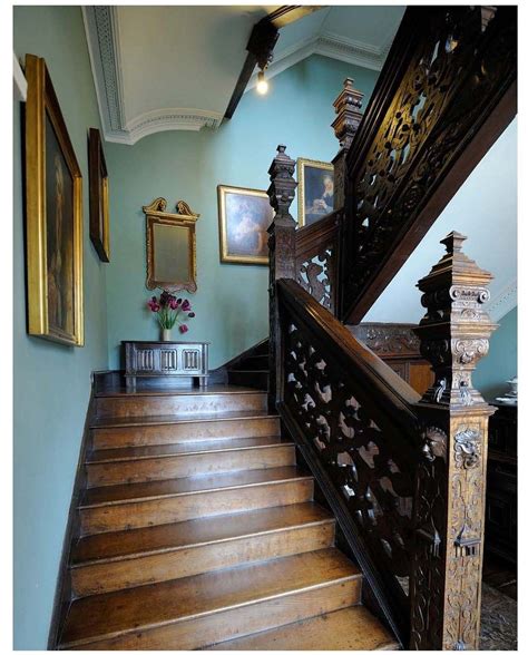 Benthall Hall Oak Carved Staircase House Stairs Staircase Victorian