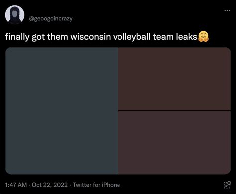 Wisconsin Volleyball Leak Meme Wisconsin Volleyball Team Explicit