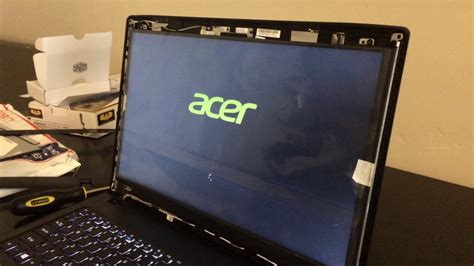 Fixing A Wuxga Laptop Screen On A Acer Aspire E 15 E5 575 33bm Youtube