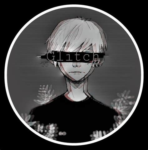 Edgy Anime Pfp Black And White