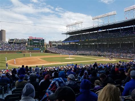 Section 109 at Wrigley Field - Chicago Cubs - RateYourSeats.com
