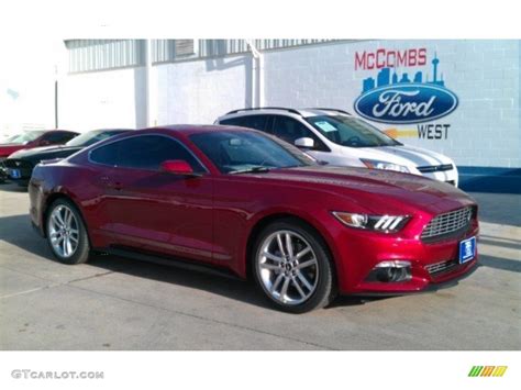 2016 Ruby Red Metallic Ford Mustang Ecoboost Premium Coupe 109834387