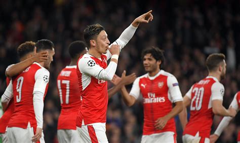 Arsenal V Ludogorets Player Ratings Ozil Shines For Gunners