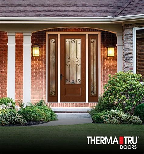 Therma Tru Fiber Classic Oak Collection Fiberglass Door With Riserva