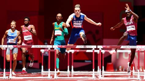 Track And Field Karsten Warholm Eclipses Own World Record In 400