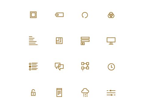 Features Icon Set By Justin Hall On Dribbble