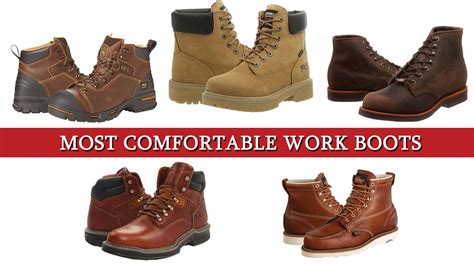Top 5 Of The Most Comfortable Work Boots Youtube