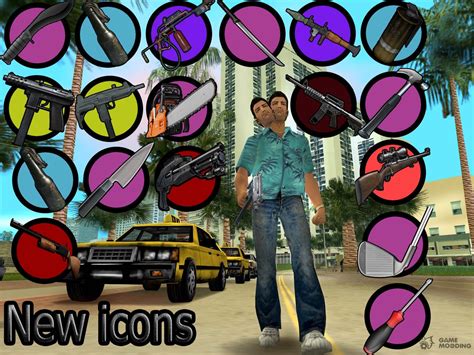 New Weapon Icons For Gta Vice City