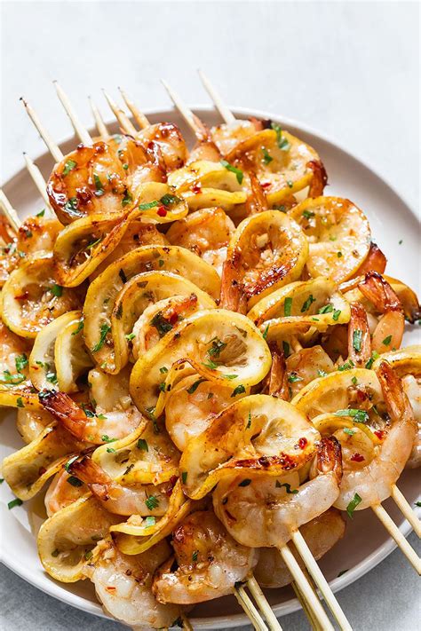 Shrimp is one of our favorite dinner solutions. Lemon Grilled Shrimp Recipe with Honey Garlic Glaze ...