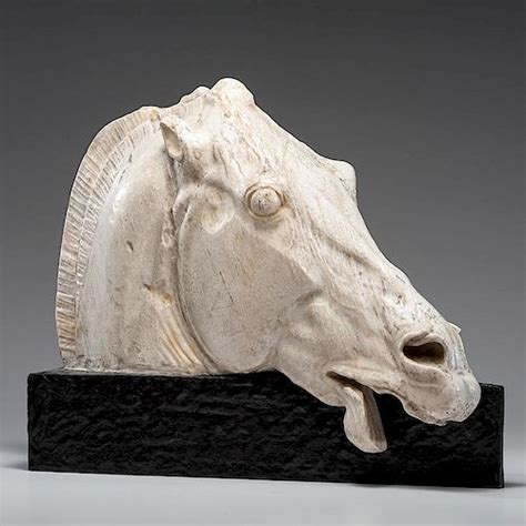 Head Of The Horse Of Selene Alva Museum Replica Sold At Auction On