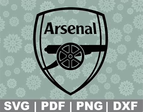 Arsenal Logo Clipart Svg Instant Download Etsy