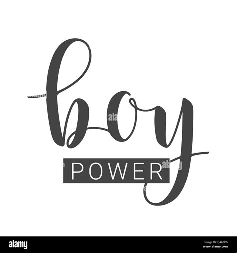 Boy Poster Not Man Stock Vector Images Alamy