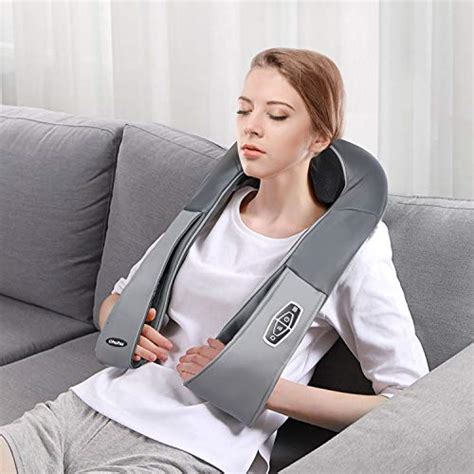 Cordless Rechargeable Shiatsu Back And Neck Massager With Heat Top Product Ultimate Fitness