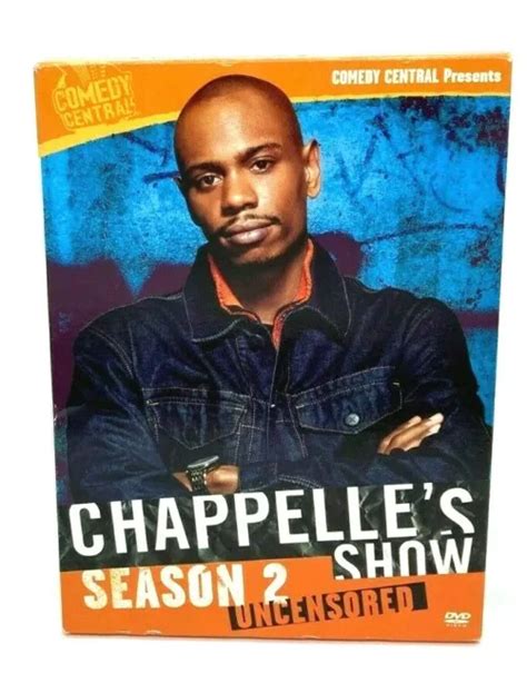 New Chappelles Show St Season Uncensored Dvd Dave Chappelle S Disc Set Picclick