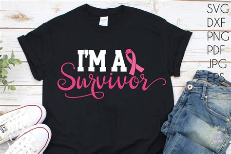 Im A Survivor Breast Cancer Awareness Svg 261900 Svgs Design