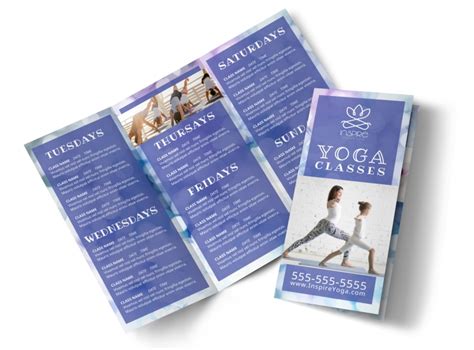 yoga brochure templates mycreativeshop