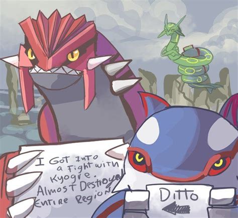 Groudon And Kyogre Pokemon Shaming Pokemon Memes