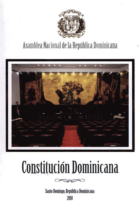 Constitución De La República Dominicana De 2010 Biblioteca Virtual