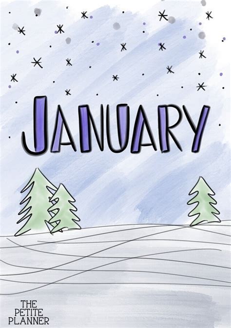 January Bullet Journal Ideas And Spreads For 2020 ⋆ The Petite Planner