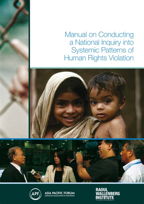 Manual On Conducting A National Inquiry Into Systemic Patterns Of Human