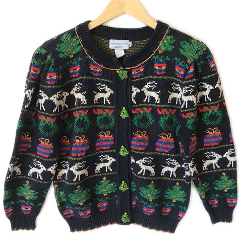 Vintage 80s 8 Bit Tacky Ugly Christmas Sweater The Ugly Sweater Shop