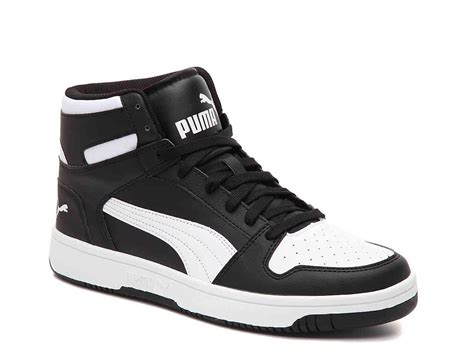 Puma Rebound Layup Sl High Top Sneaker In Blackwhite Black For Men