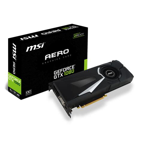 Msi Msi Geforce Gtx 1080 Aero Oc 8gb Graphics Card Vr Ready Falcon