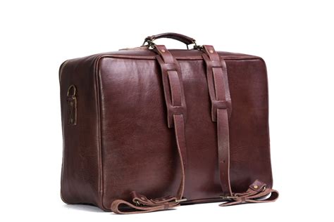 Leather Suitcase Mens Travel Bag Handmade Leather Bag Etsy