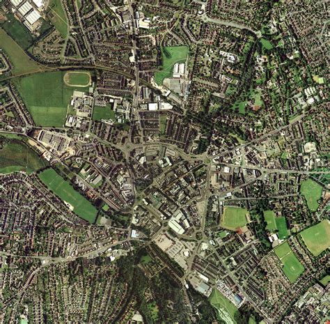 Stoke On Trent Uk Aerial Image Stock Image E7801278 Science