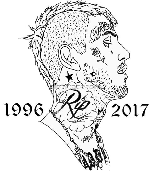 Lil Peep Diseño E Ilustración Láminas Artísticas Redbubble