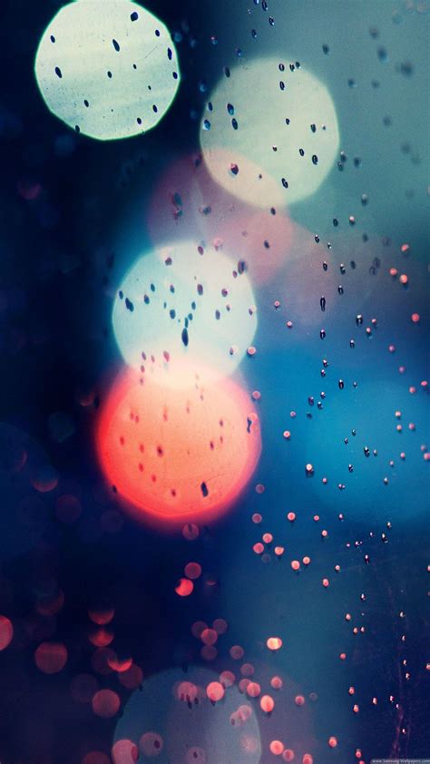 Bokeh Rainy Window Glass Water Drop Iphone 6 Wallpaper Download