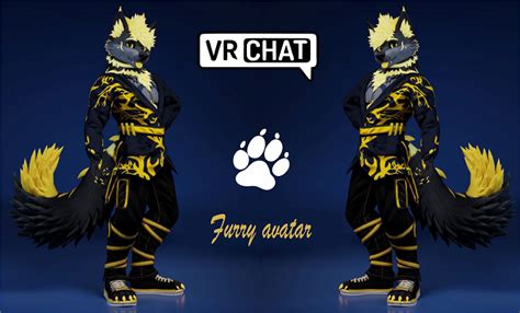 I Will Create Vrchat Avatar 3d Model Furry Avatar Fursona Vtuber