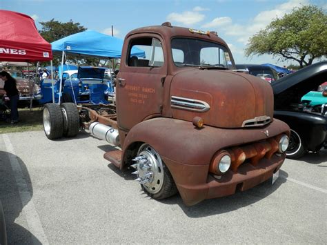 1951 Ford F8 Coe Dually Truck At The 12th Annual Lonestar Rod And