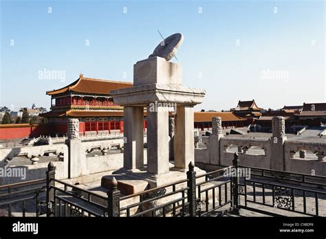 Sundial In Front Of The Hall Of Supreme Harmony Forbidden City